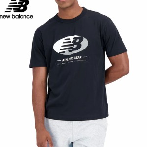 ニューバランス New Balance メンズ NB Essentials グラフィックショートスリーブTシャツ ブラック MT31517 BK runアパレル