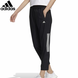 アディダス adidas レディース トレーニングウェア ロングパンツ デニムルッククロス パンツ ブラック BUJ46 IA5220 2023春夏モデル