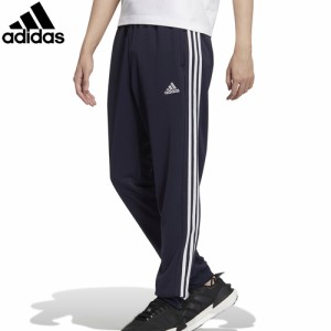 アディダス adidas メンズ トレーニングウェア ロングパンツ スリーストライプス ダブルニット カフヘム トラックパンツ