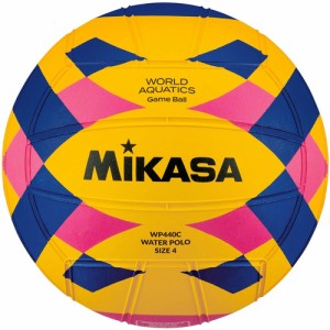 ミカサ MIKASA 水泳 水球 国際公認球 黄青ピンク WP440C 検定球 ボール 女子 一般 大学 高校 中学校男子用
