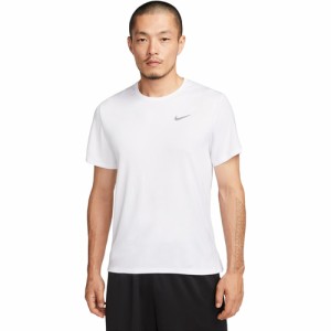 ナイキ NIKE メンズ ランニングウェア シャツ Dri-FIT マイラー S/S トップ ホワイト/リフレクトシルバー DV9316 100 半袖Tシャツ