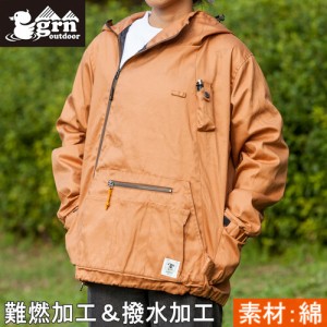 ジーアールエヌ アウトドア grn outdoor メンズ ヒアソビ キャンパー ジャケット キャメル GO201QZ HIASOBI CAMPER JACKET