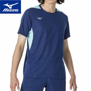ミズノ MIZUNO メンズ ドライエアロフローTシャツ エステートブルー 32MAA021 13 トレーニングウェア スポーツ 半袖シャツ トップス