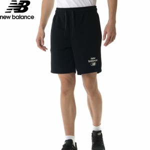 ニューバランス New Balance メンズ トレーニングウェア ショートパンツ Essentials スウェットショーツ ブラック AMS31520 BK