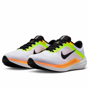 ナイキ NIKE メンズ ランニングシューズ エア ウィンフロー 10 ホワイト/ブラック/ボルト DV4022 101 2023春夏モデル ジョギング