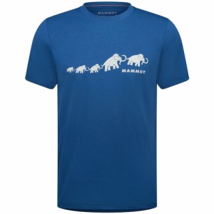 マムート MAMMUT メンズ QD ロゴプリント Tシャツ AF ディープアイスPRT3 1017-02012 50564 QD Logo Print T-Shirt AF アウトドア