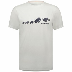 マムート MAMMUT メンズ QD ロゴプリント Tシャツ AF ホワイトPRT3 1017-02012 00473 QD Logo Print T-Shirt AF アウトドア キャンプ