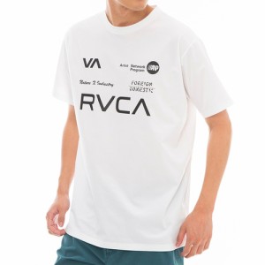 ルーカ RVCA メンズ オール ブランド ショートスリーブ ラッシュガード ホワイト BD041853 WHT ALL BRAND SS ★2023春夏モデル★ プール