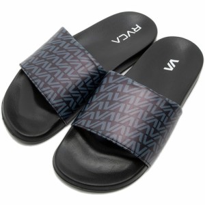 ルーカ RVCA メンズ スポーツサンダル VA ウェーブ シャワー スライド サンダル ブラック BD041975 BLK VA WAVE SHOWER SLIDE