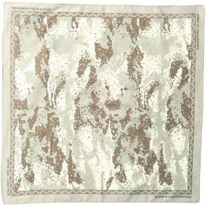 ナンガ NANGA アブストラクトカモバンダナ ベージュ N1cbEGN4 BEG ABSTRACT CAMO BANDANNA