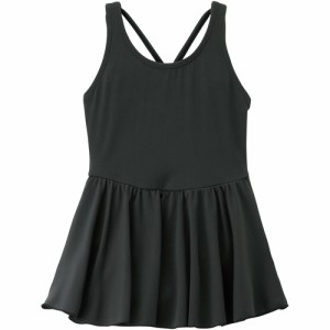 ダンスキン DANSKIN キッズ キッズレオタードウィズスカート ブラック DAJ122161 K KIDS LEOTARD WITH SKIRT バレエウェア