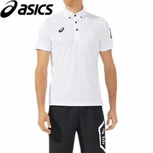 アシックス asics メンズ ポロシャツ ヘキサゴン ポロ ブリリアントホワイト 2031D728 100 半袖 トップス スポーツウェア カジュアル