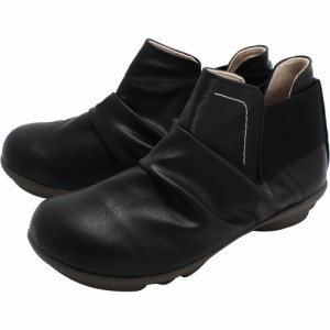 リゲッタ Re：getA レディース ハイカットシューズ ブラック TB107 BLK ツヴォル 2ball フラットシューズ 靴 ぺたんこ おしゃれ