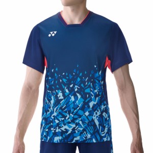 ヨネックス YONEX メンズ メンズゲームシャツ フィットスタイル ミッドナイト 10519 170 半袖シャツ ユニフォーム テニスウェア