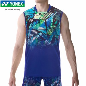 ヨネックス YONEX メンズ メンズゲームシャツ ノースリーブ ミッドナイトネイビー 10526 472 タンクトップシャツ ユニフォーム