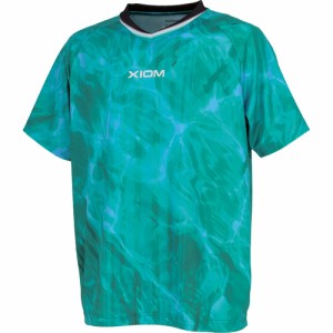 エクシオン XIOM メンズ レディース ゲームシャツ マレナ シャツ ターコイズ GAS00002 33 送料無料 卓球ウェア 半袖シャツ ユニフォーム