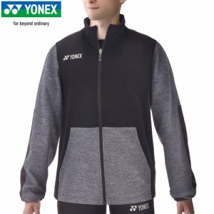 ヨネックス YONEX メンズ テニスウェア ジャケット ユニニットウォームアップシャツ ブラック 50137 007 長袖ジャケット バドミントン
