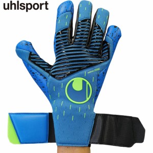 ウールシュポルト uhlsport キーパーグローブ アクアグリップ ハーフネガティブ ブルー×グリーン×ホワイト 1011270 01 ゴールキーパー