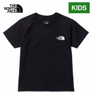 ザ・ノース・フェイス ノースフェイス キッズ Tシャツ ショートスリーブカラーブロックティー ブラック NTJ32332 K S/S Color Block Tee