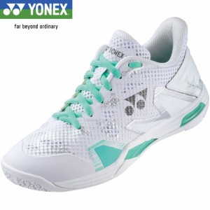 ヨネックス YONEX レディース バドミントンシューズ パワークッションエクリプションZ ホワイト SHBELZ3L 11 2023春夏モデル 室内靴