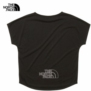 ザ・ノース・フェイス ノースフェイス レディース 半袖Tシャツ フレンチスリーブロゴデザインティー ブラック NTW32374 K F/S Logo