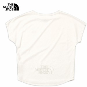 ザ・ノース・フェイス ノースフェイス レディース 半袖Tシャツ フレンチスリーブロゴデザインティー ホワイト NTW32374 W F/S Logo