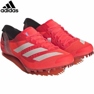 アディダス adidas メンズ レディース ランニングシューズ アディゼロ フィネス ソーラーレッド/ゼロメタリック LIZ89 GX9779 ADIZERO