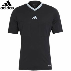 アディダス adidas メンズ サッカー 審判用品 ウェア REF 22 ジャージー ブラック Q5484 HP0756 2023春夏モデル レフリー 審判 半袖