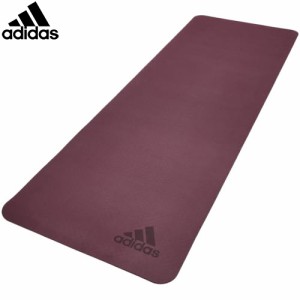 アディダス adidas ヨガマット 抗菌仕様 5mm ワイルドピンク ADYG-10350 MR ストレッチマット トレーニンググッズ 筋トレ フィットネス