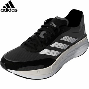 アディダス adidas メンズ レディース ランニングシューズ アディゼロ ボストン ワイド ブラック/ホワイト/グレー LVF06 GZ5426 ADIZERO