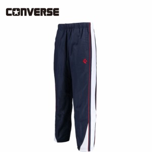 コンバース CONVERSE メンズ レディース ウォームアップパンツ スソボタン ネイビー/ホワイト CB182500P 2911 バスケットボールウェア