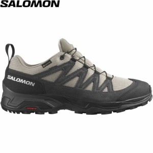 サロモン SALOMON メンズ トレッキングシューズ エックス ワード レザー ゴアテックス ビンテージカーキ L47182100 X WARD LEATHER GTX