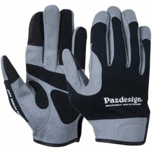 パズデザイン Pazdesign オフショアグローブ レザーフィンガーガード ブラックホワイト PGV-033 フィッシング 釣り 釣り具 手袋 ウェア