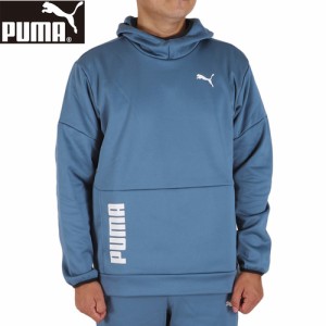 プーマ PUMA メンズ トレーニングウェア スウェット TRAIN ALL DAY パワーフリースフーディー イブニングスカイ 522994 18 プルオーバー