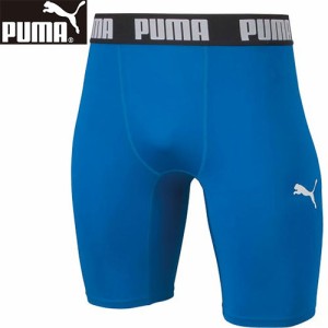 プーマ PUMA メンズ コンプレッションウェア スパッツ コンプレッション ショートタイツ エレクトリックブルー 656333 02 サッカー