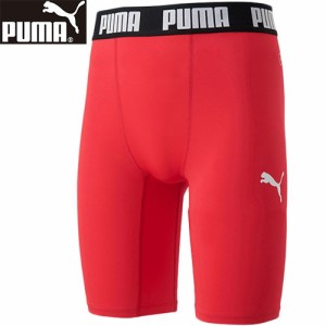 プーマ PUMA キッズ コンプレッションウェア コンプレッション ショートタイツ インナーウェア プーマレッド 656334 01 サッカー