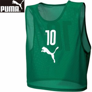 プーマ PUMA メンズ レディース ビブスセット 10枚組 パワーグリーン 920604 02 サッカー ゲームベスト シャツ スポーツウェア 練習