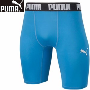 プーマ PUMA メンズ コンプレッションウェア スパッツ コンプレッション ショートタイツ アズールブルー 656333 12 ショート丈 インナー