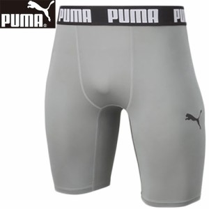 プーマ PUMA メンズ コンプレッションウェア スパッツ コンプレッション ショートタイツ プーマシルバー 656333 13 ショート丈 インナー