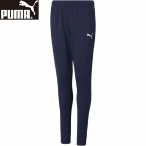 プーマ PUMA キッズ サッカーウェア ロングパンツ TEAMRISE トレーニングパンツ ピーコート/プーマホワイト 657654 06 サッカー