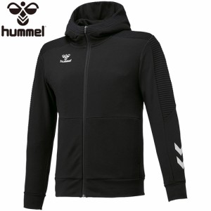 ヒュンメル hummel メンズ レディース トレーニングウェア パーカー スウェットジップアップフーディー ブラック HAP8263 90 スポーツ