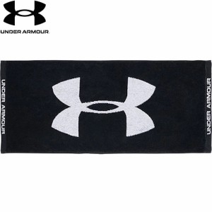 アンダーアーマー UNDER ARMOUR タオル ミディアム2.0 ブラック/ホワイト/ホワイト 1353581 001 Towel M 2.0 今治タオル フェイスタオル