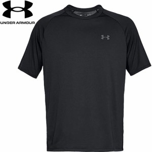 アンダーアーマー UNDER ARMOUR メンズ テック ショートスリーブ Tシャツ ブラック/グラファイト 1358553 001 Tech 2.0 SS Tee 半袖