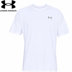 アンダーアーマー UNDER ARMOUR メンズ テック ショートスリーブ Tシャツ ホワイト/オーバーキャストグレー 1358553 100 Tech 2.0 SS