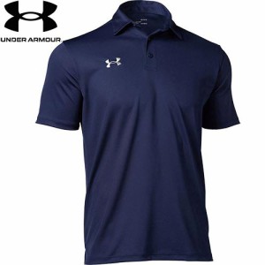 アンダーアーマー UNDER ARMOUR メンズ ポロシャツ UAチーム アーマー ポロ ミッドナイトネイビー 1314092 410 トレーニングウェア