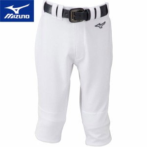 ミズノ MIZUNO キッズ GACHIユニフォームパンツ レギュラータイプ ヒザ2重 ホワイト 12JD2F80 01 ユニホーム パンツ ボトムス 練習着