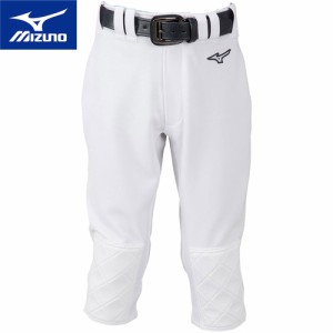 ミズノ MIZUNO キッズ GACHIユニフォームパンツ レギュラータイプ ヒザ・ヒップ衝撃吸収パッド付 ホワイト 12JD2F83 01 ユニホーム