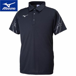 ミズノ MIZUNO メンズ レディース ポロシャツ ブラック 32MA9176 09 半袖 トレーニングウェア スポーツウェア