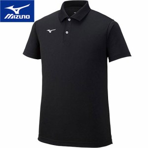 ミズノ MIZUNO メンズ レディース ゲームシャツ ポロシャツ ブラック 32MA9670 09 トップス 半袖 トレーニングウェア スポーツウェア