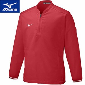 ミズノ MIZUNO メンズ レディース 読売ジャイアンツモデル トレーニングジャケット レッド 12JE1J15 62 長袖 ジャケット ハーフジップ